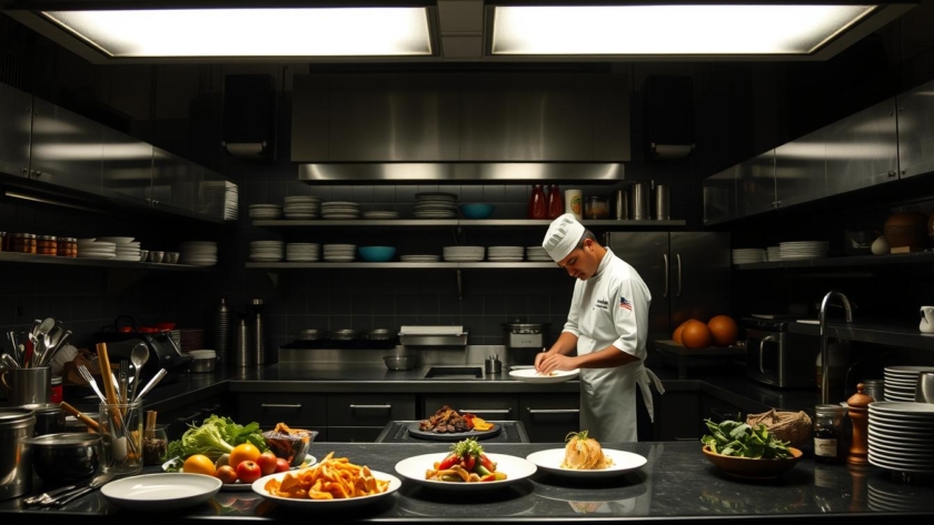 fotografía para dark kitchens